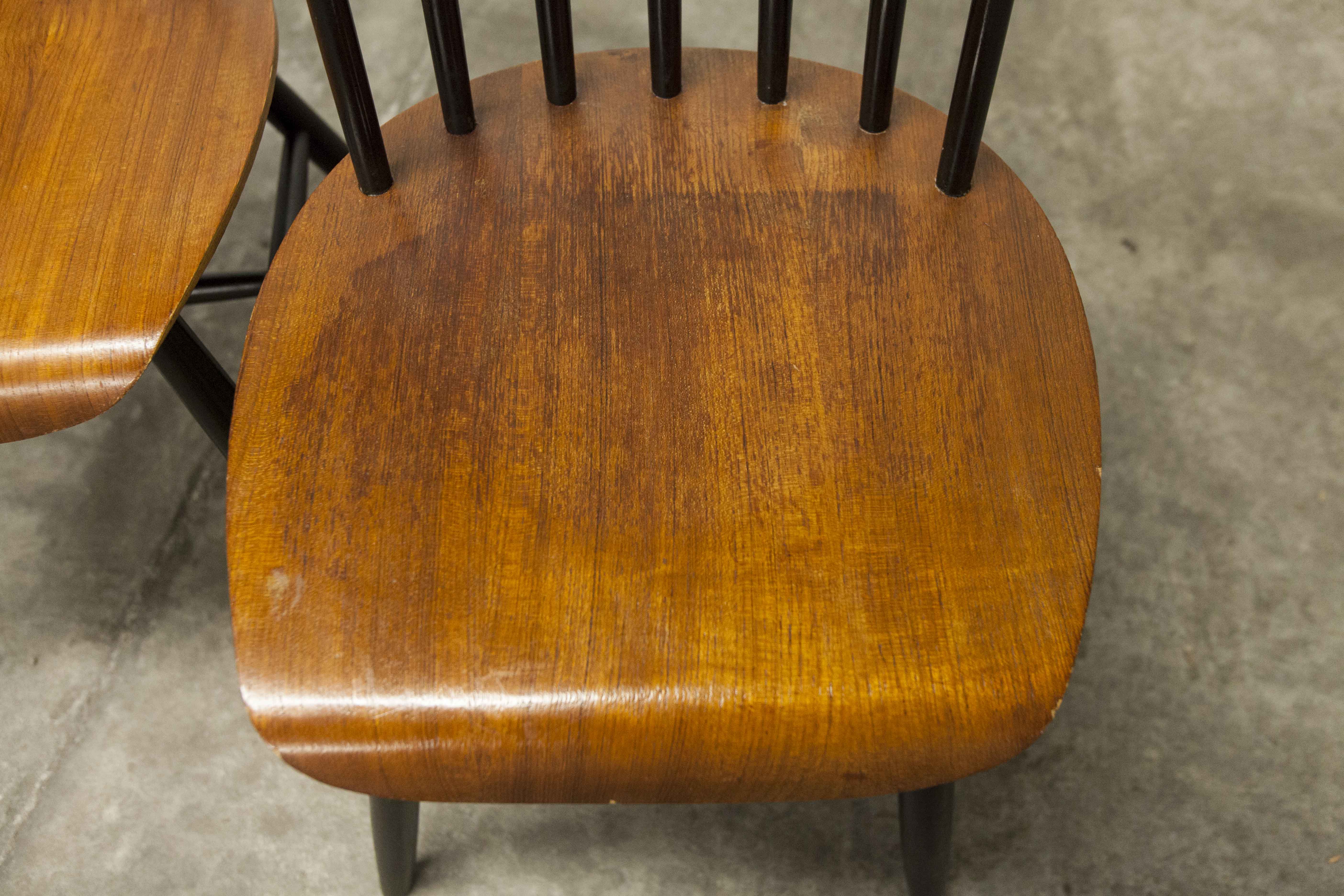 Set of 4 Fanett chairs by IImari Tapiovaara 1960
