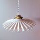 Suspension in pleated opaline 1950