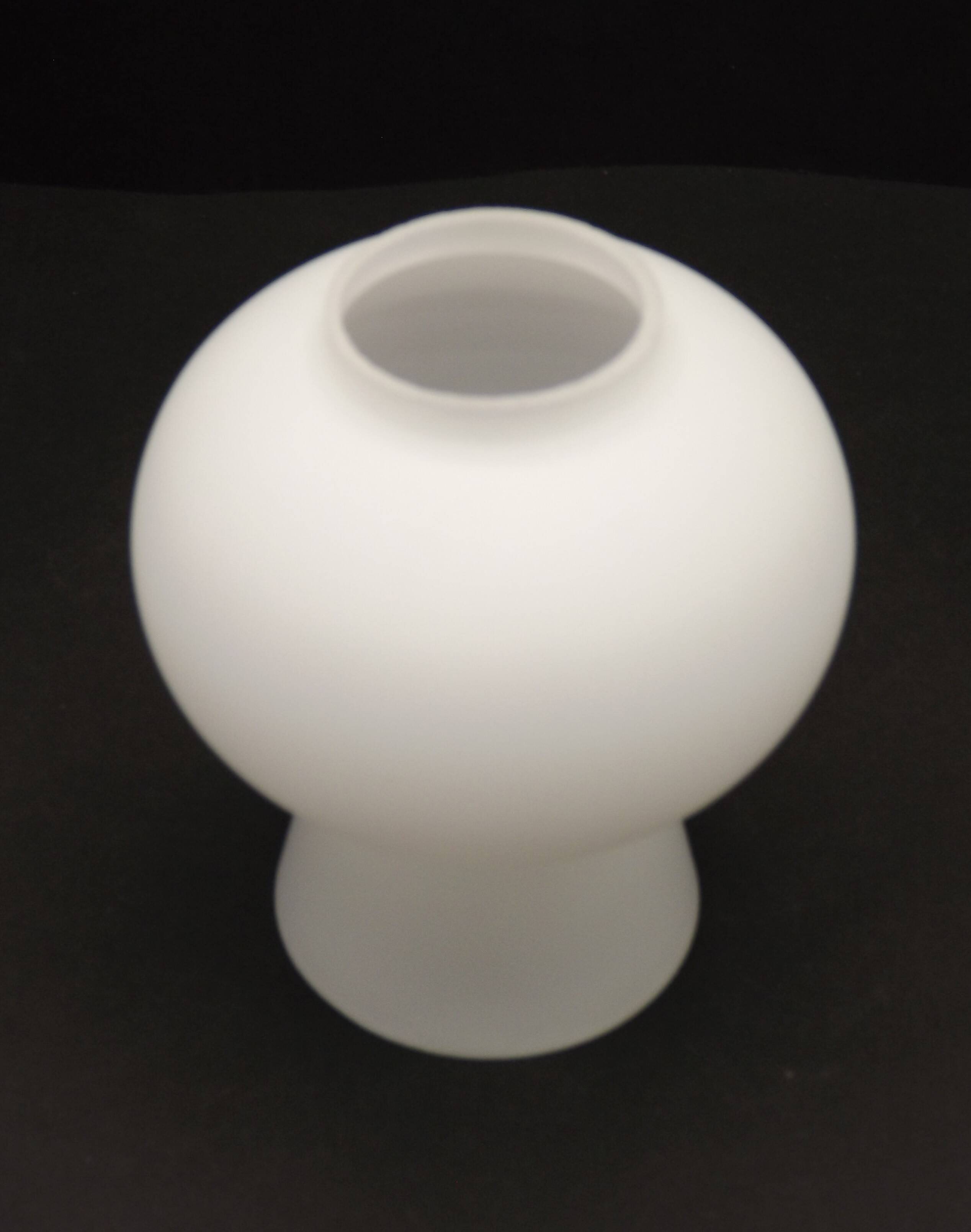 Opaque white glass lampshade