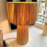 Lampe raphia naturelle 50cm