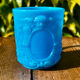 Vintage beautiful turquoise blue opaline coffee cup