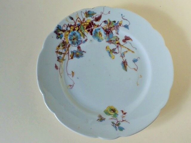 19th porcelain cake plate