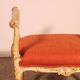 Small Polychrome Wooden Bench - 19th Century