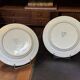 Pair of Quimper earthenware plates from the 1930s.