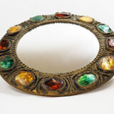 Murano "Creaciones Gobesso" Mirrors In Style of Line Vautrin