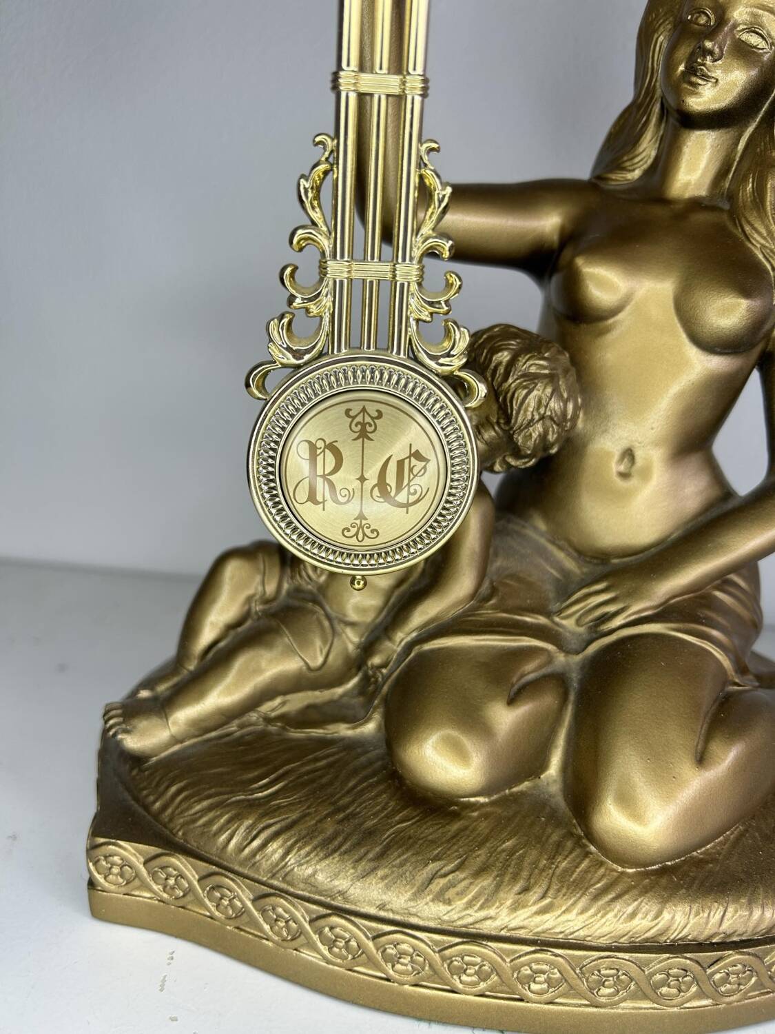 Vintage antique woman pendulum