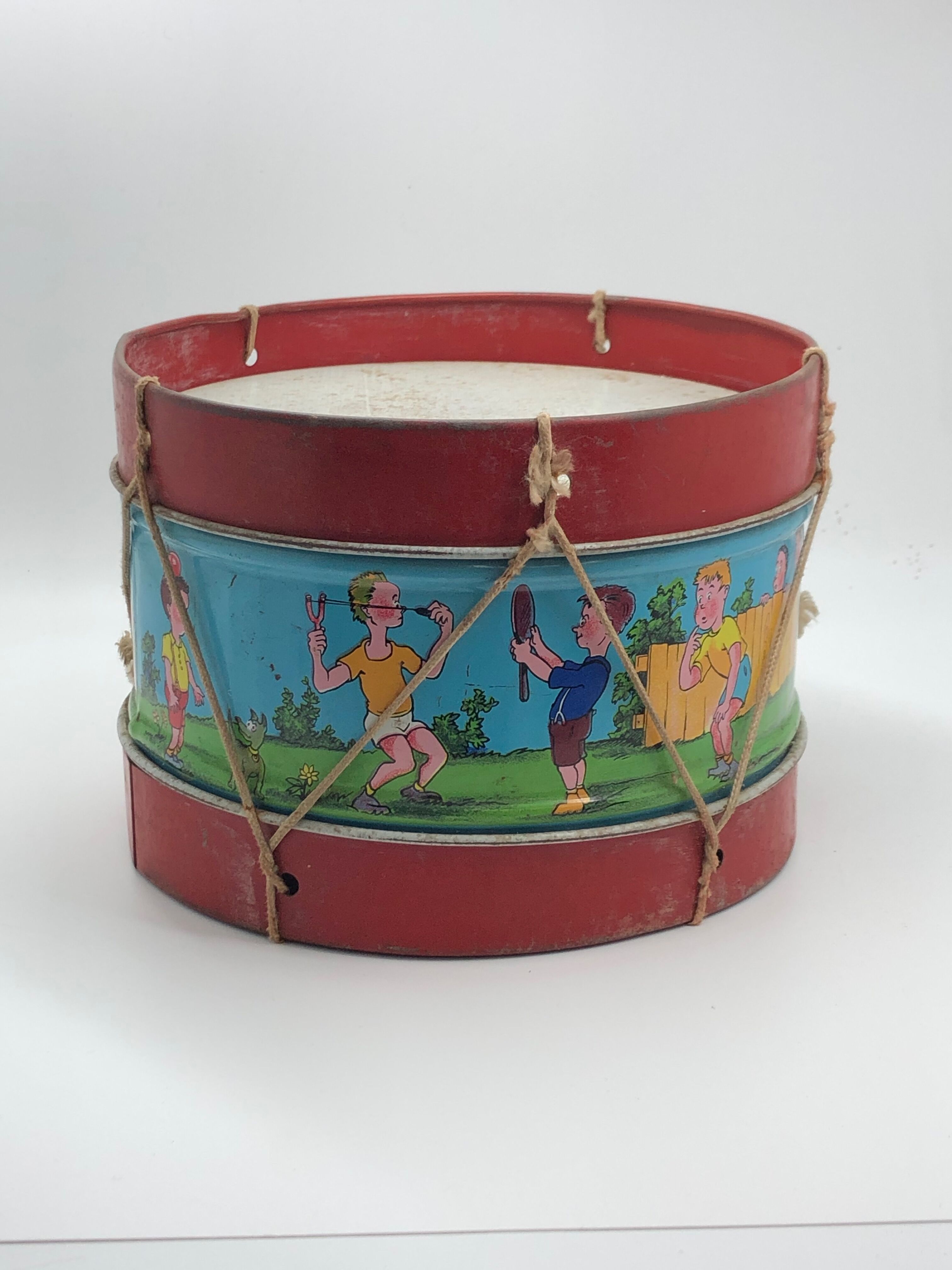 Decorated children's drum