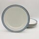 6 flat plates "Faïencerie d’Onnaing"