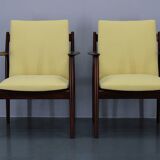 1960s Pair of Arne Vodder 431 Armchairs by Sibast Mobler, Denmark