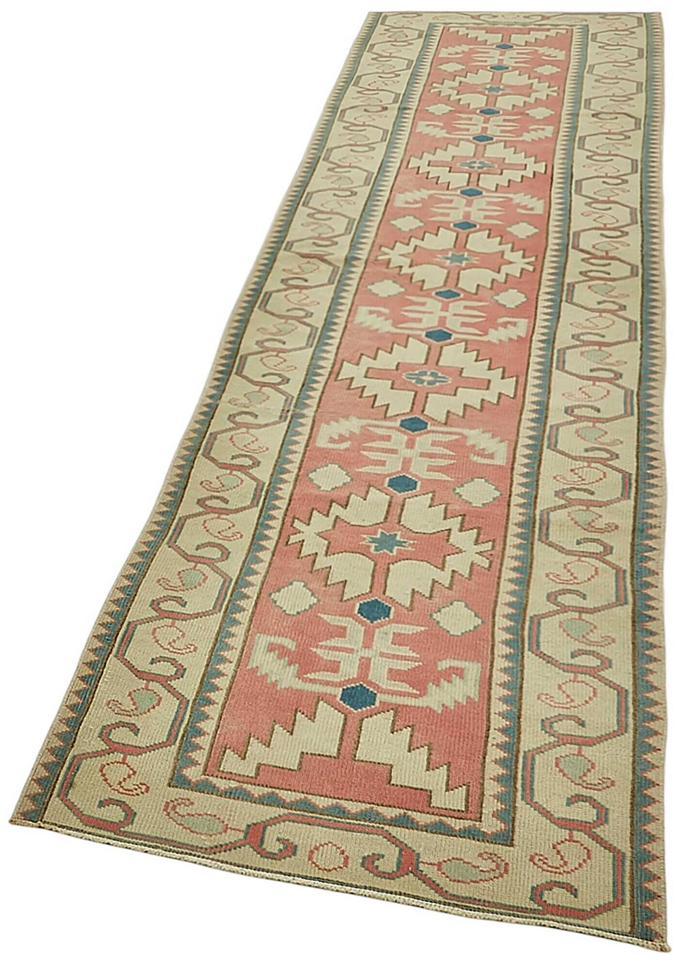 Turkish Vintage Anatolian Rug 80 cm x 312 cm