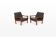 Vintage easy chairs by Illum Wikkelsø for Niels Eilersen, 1960s, set of 2