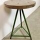 Green Industrial Workshop Stool, 1960s