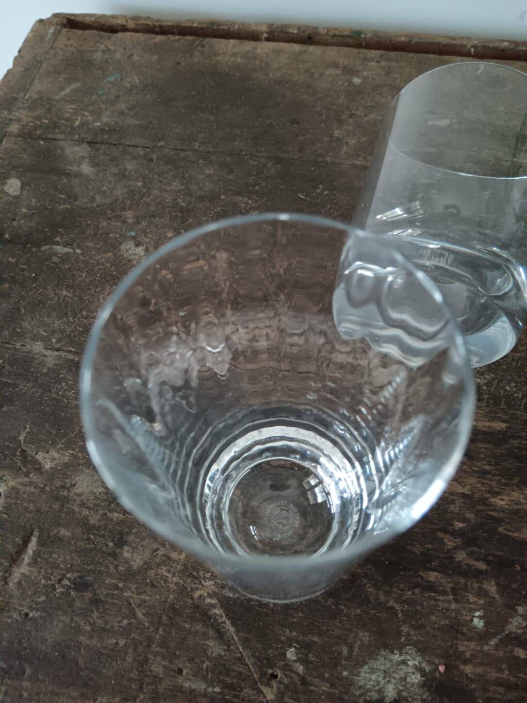 2 crystal glasses from Baccarat