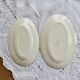 Paire de raviers anciens Creil et Montereau Maryse