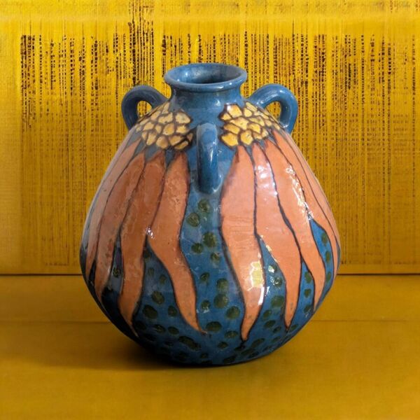 Vase céramique Émile Simonod – Art déco – Pièce rare