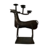 Reindeer-shaped metal candle holder