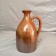 Old Pitcher Jug Vase Soliflore Ceramic Stoneware Brown Spout Vintage