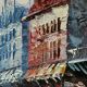 Caroline Burnett (1877-1950) Oil on canvas - Parisian Scene Moul