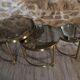 Table gigognes en bronze