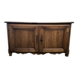 Very small rustic walnut sideboard.