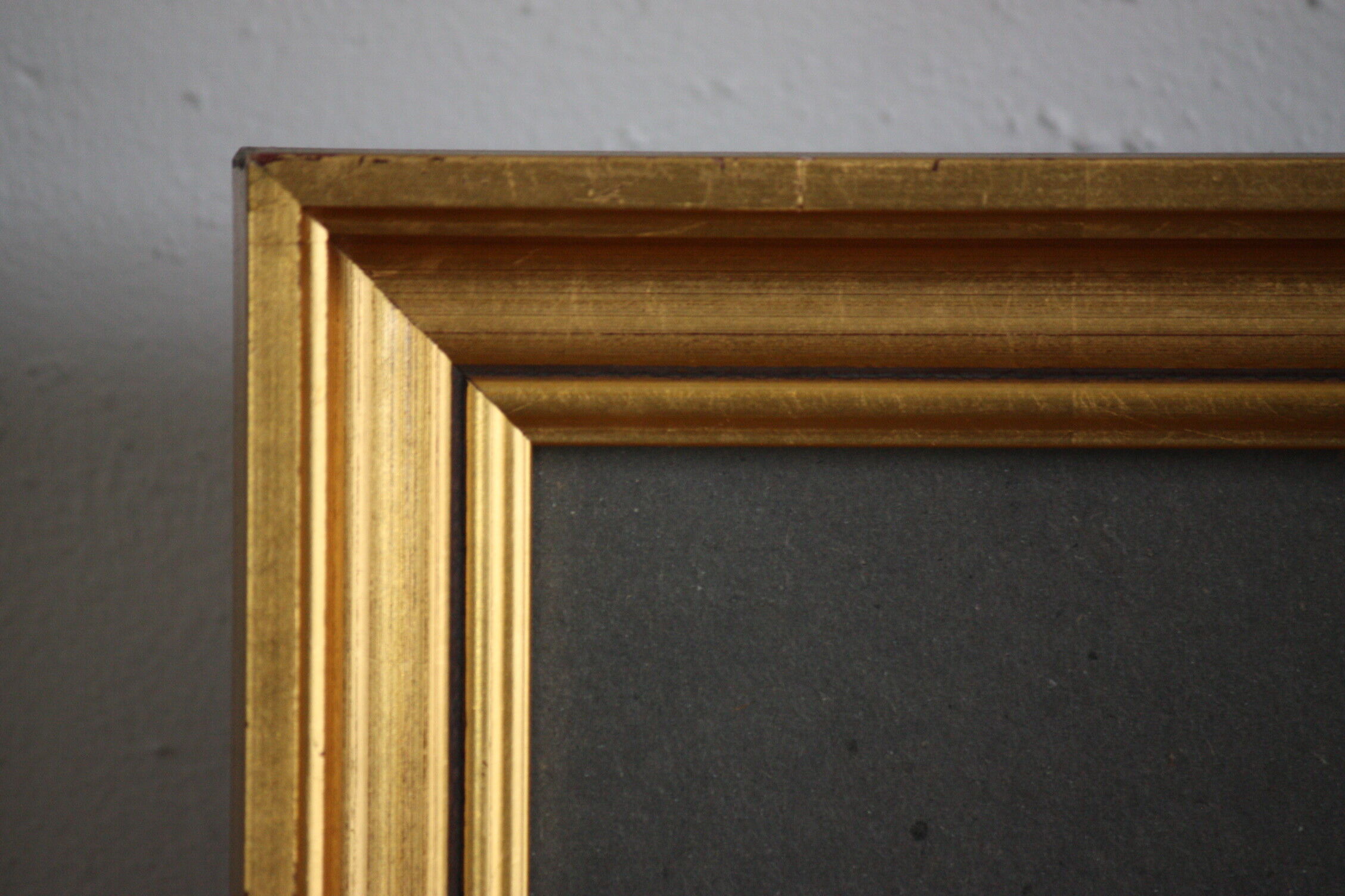 Gilded wood glazed photo frame
