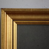 Gilded wood glazed photo frame