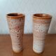 Lot de 4 vases en grès vintage