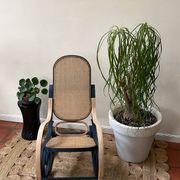 Fauteuil à bascule Bentwood gris Paris/brut