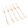 5 table forks Orfèvre Christofle Collection Fidelio baguette
