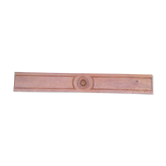 Carved front in solid wood