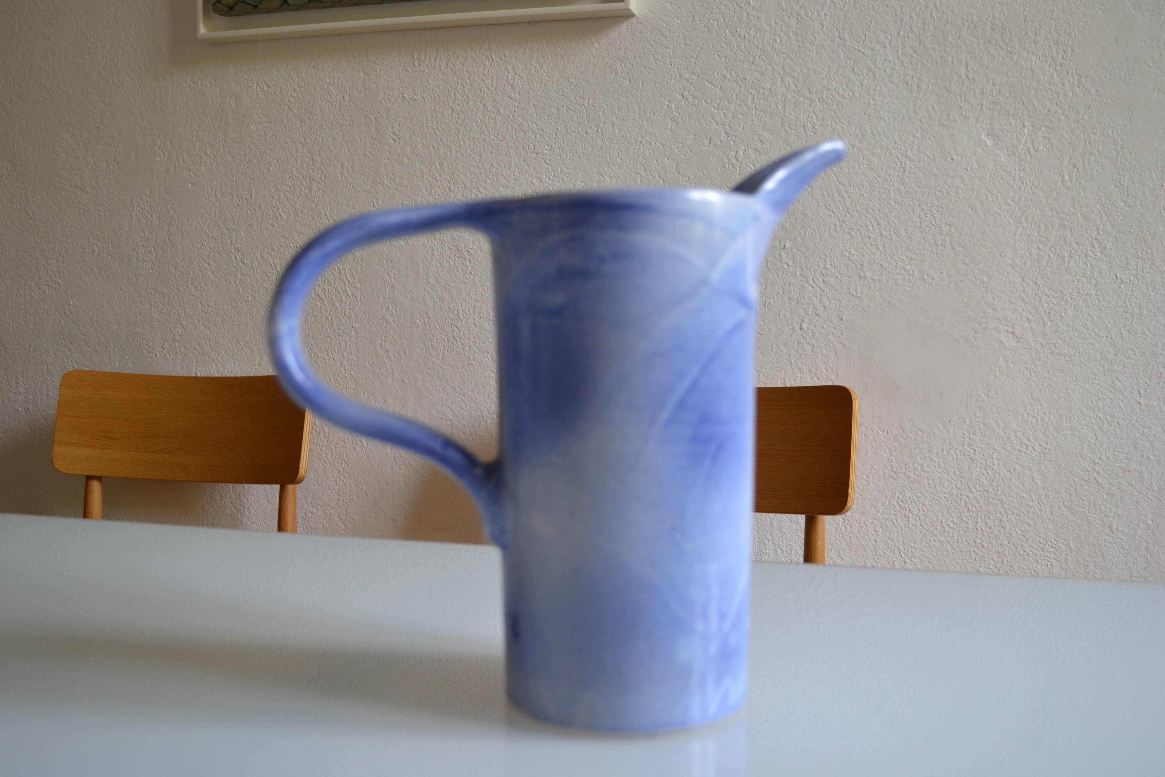 Ceramic vase pitcher signed