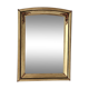 Art Deco mirror in gilded wood with curved floral decorations.