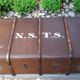 Trunk chest travel russian old