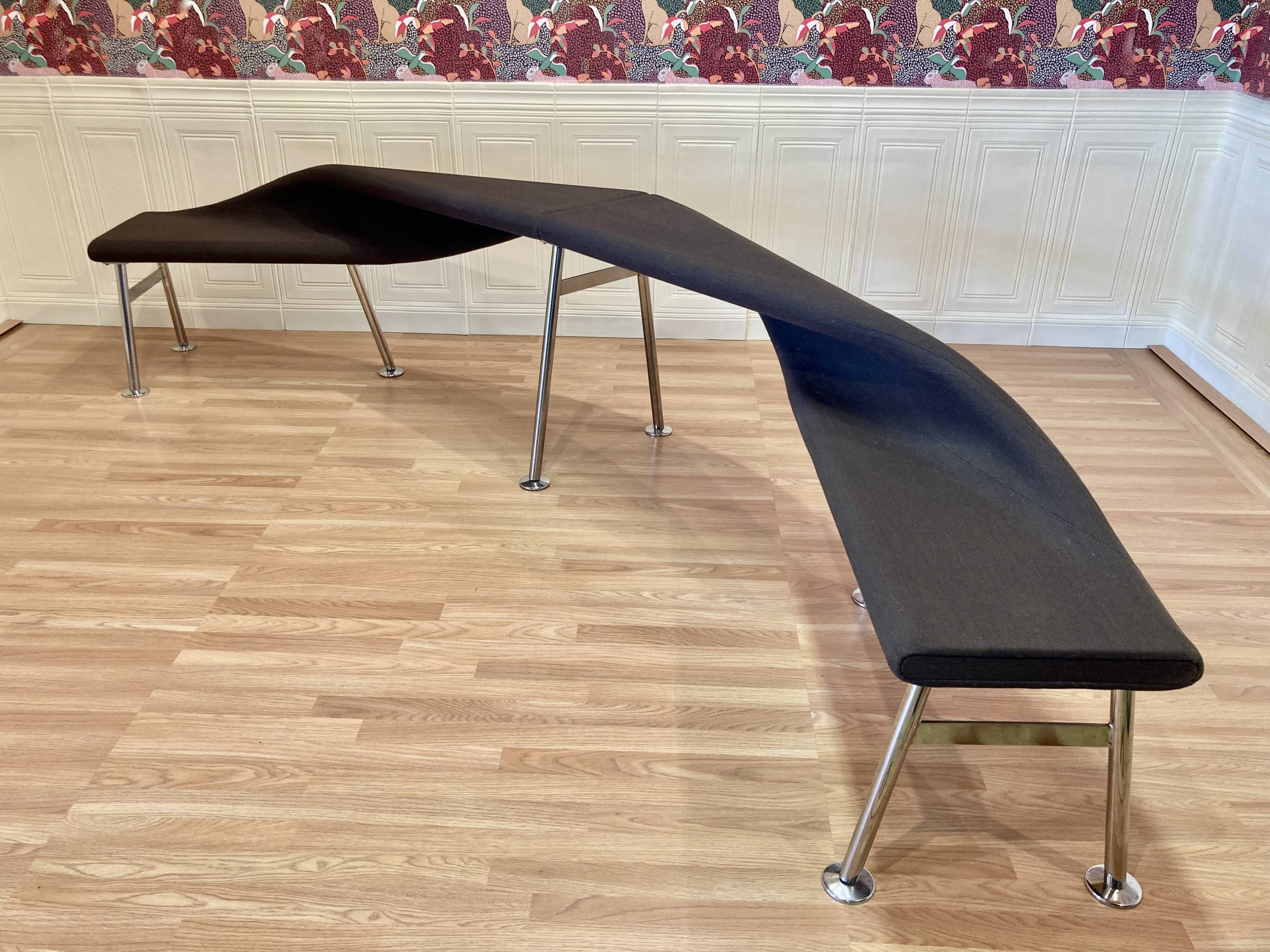 Banc / canapé design scandinave 340 cm.