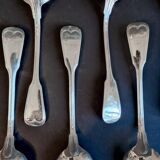 24-piece silver-plated metal cutlery set "Deettjean 190" and their box - Filet de Coeur model - Ref 11