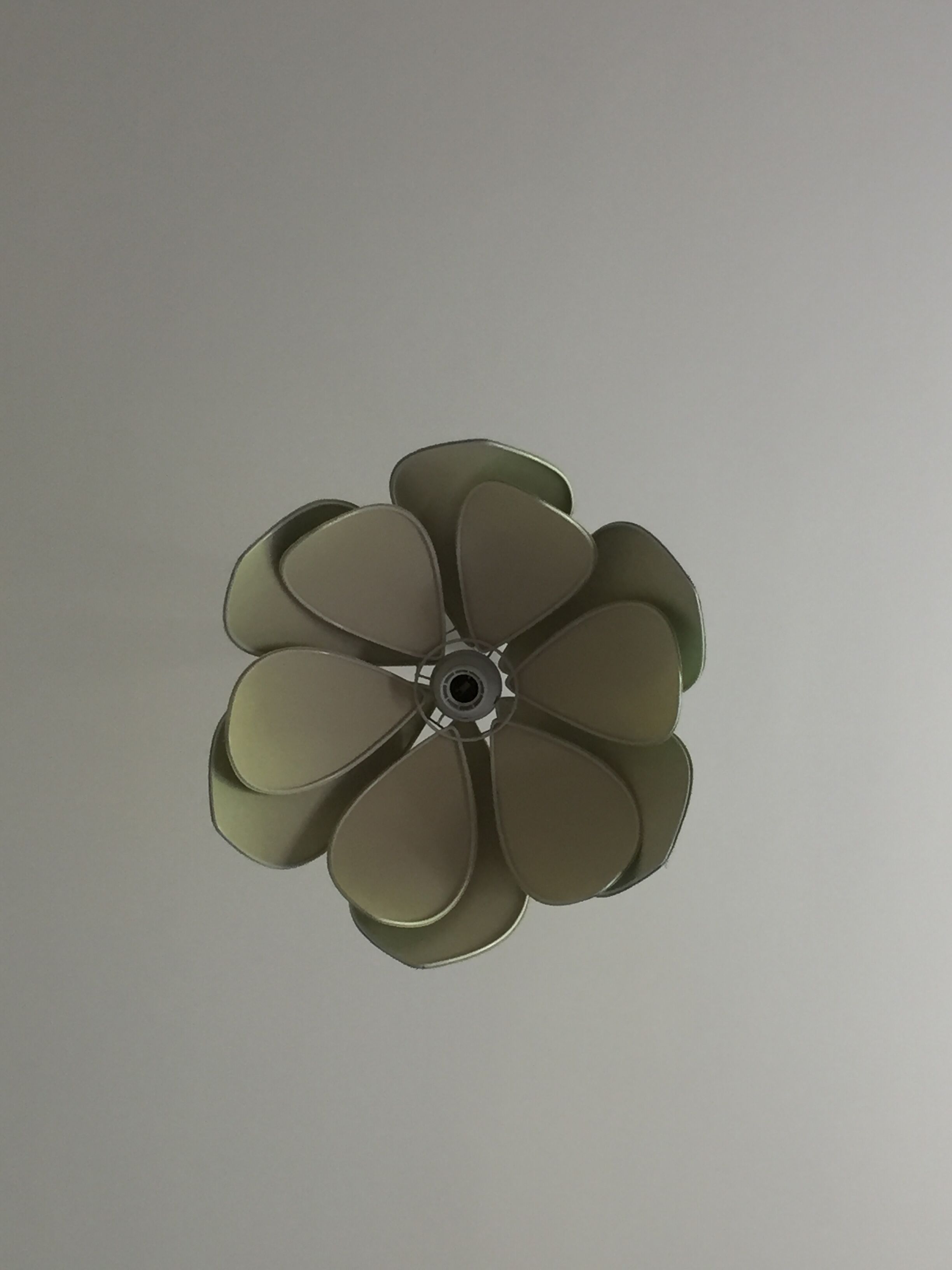 Vintage lotus flower suspension 1970s