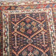 Old Persian rug 19th century handmade 118 X 215 cm