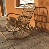 Rattan rocking chair