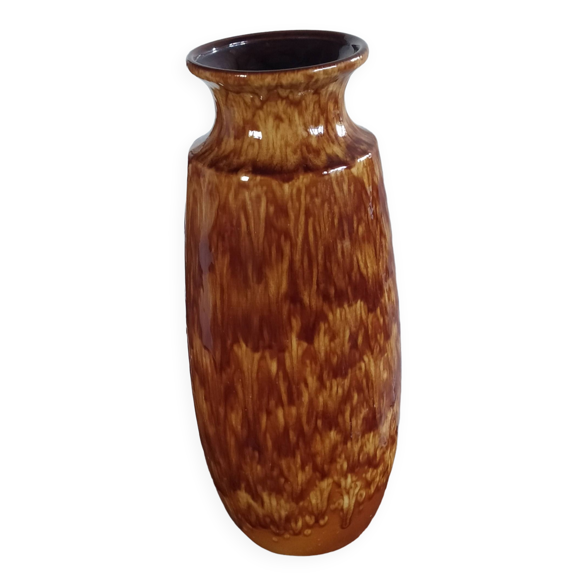 Large west germany ceramic vase 1970