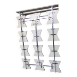 Scandinavian coat rack with 6 modular hooks