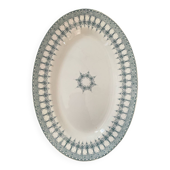 Saint-Amand & Hamage ironstone oval serving dish, Persian model.