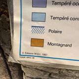 Vintage school map - Latin America - Éditions MDI