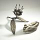 Metal ashtray in the shape of a flower, Sharp 1960s.