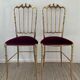 Paire de chaises chiarivari des années 50
