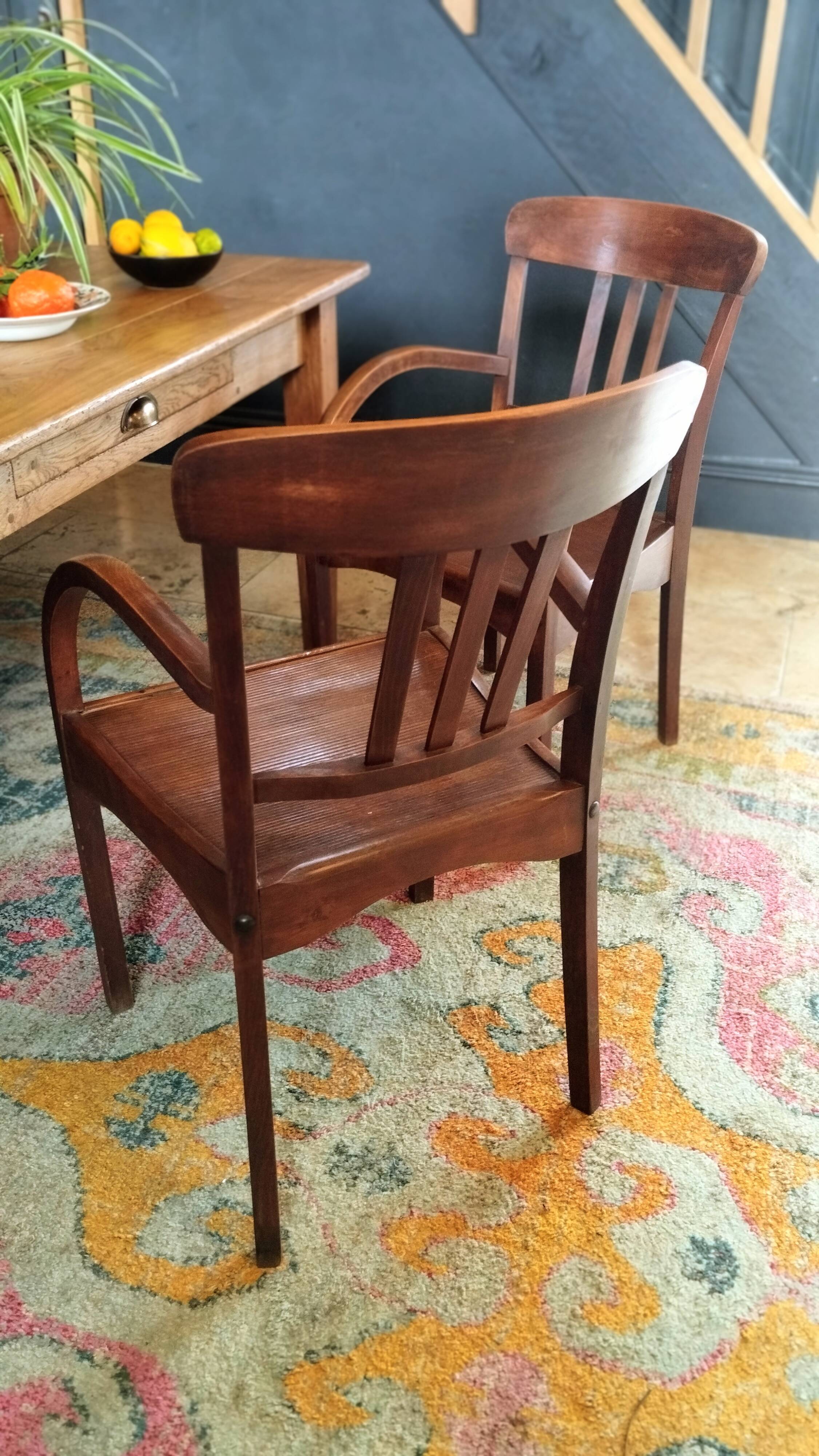 Pair of bistro chairs