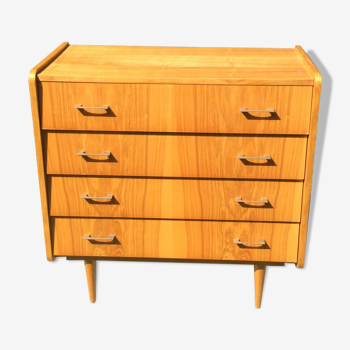 Chest of drawers vintage 1950 feet time zones