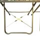 Chaises pliantes motif floral