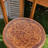 Vintage bistro chair by J-J Kohn