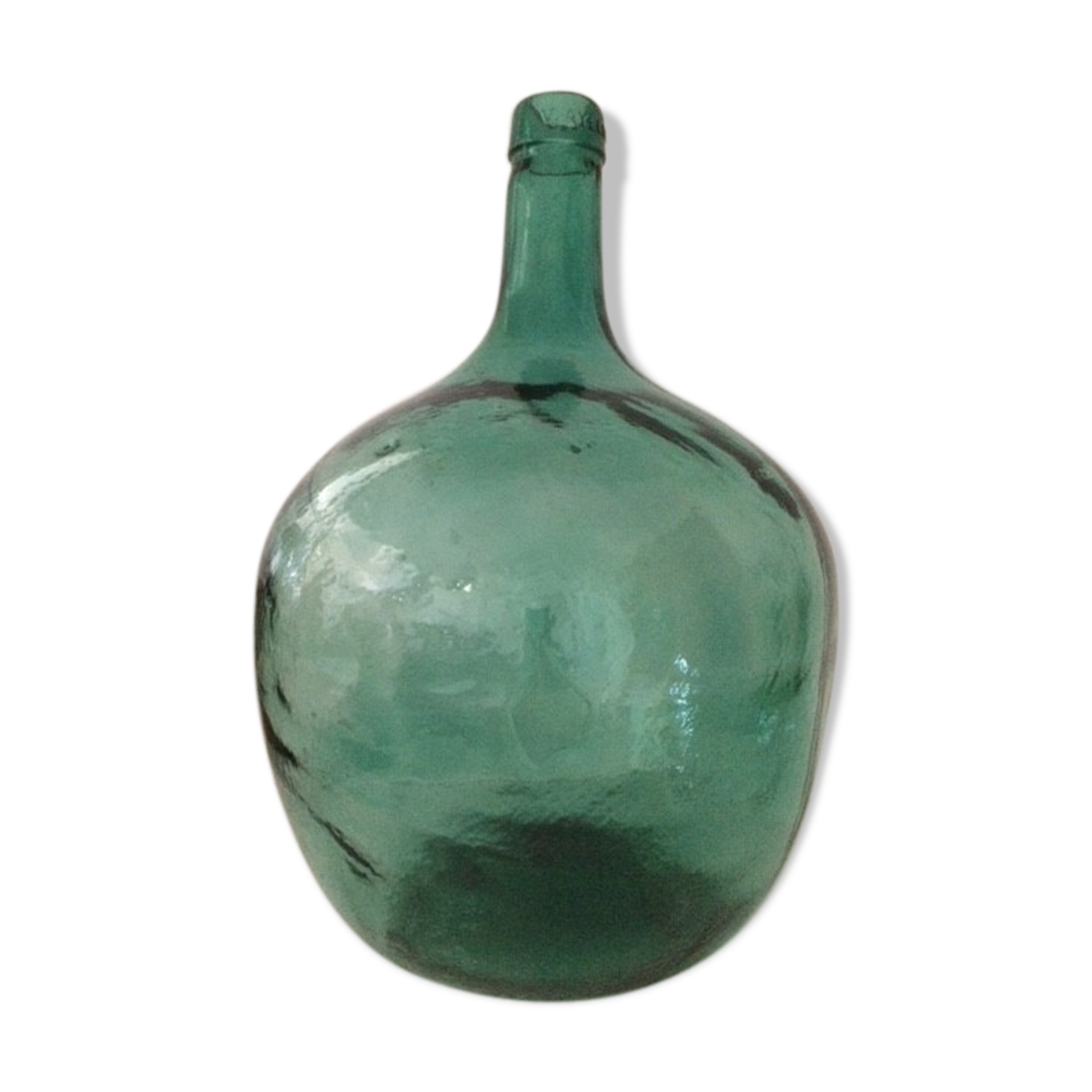 A very nice blue green about 15 l demijohn