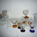 17 ex liquor crystal glass set